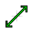 Luigi Diagonal Resize 2 cursor