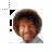 bob ross face (finger) cursor