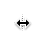 Horizontal resize cursor