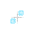 Diagonal Resize 2 blue cursor