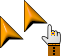 two yellow two taps and meow Cursors preview