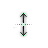 Vertical resize cursor