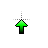 Green Blowing Out Bulb cursor