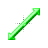 Green Gemstone diangoal resize 2 cursor