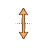 Vertical resize cursor