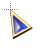 Right Sapphire Triangle cursor