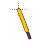 Pocky (banana chocolate) cursor