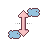 Vertical resize cursor