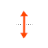 Vertical resize cursor
