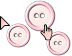 Pink Button Cursors preview