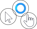 White Ellipsis Cursors preview