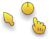 ComixCursors Orange Regular - Slim Cursors cursor preview