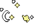 White Moon Cursors preview