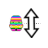 Vertical resize cursor