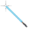 blue lightsaber cursor