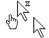 pointer plantas contras zombis Cursors preview