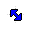 Diagonal 1 azul cursor