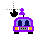 Purple car person cursor