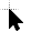 black cursor