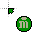 Green M&M cursor