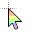 Pastel Rainbow Cursors preview