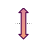 Vertical resize cursor