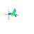 Light Blue Bird cursor