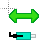 Horizontal resize cursor