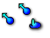 Abstract Blue and Black Cursors preview