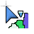 Blue-Green-White-(cursors) cursor