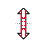 Vertical resize cursor