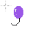 purple balloon cursor