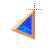 Left Blue Sapphire in Gold Point cursor