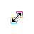 pansexual Diagonal Resize 2 cursor