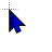 Large Blue H C cursor