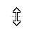 Vertical resize cursor