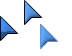 Blue pointers Cursors cursor preview