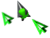 Green Arrow Cursors preview