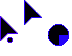 Black and Blue Cursors preview