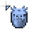 Pastel Blue Axolotl Bucket Minecraft cursor