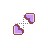 Diagonal Resize 2  Purple Donut UL  cursor
