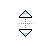 Vertical resize cursor