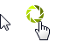 Windows 7 Portal Yellow-Green Edit Cursors preview