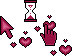 Pink Hearts Animated Cursors preview