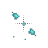 Diagonal Resize 1 Water cursor