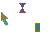 Brown and Green Cursors preview