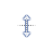 Vertical resize cursor