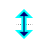 Vertical resize cursor