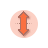 Vertical resize cursor