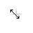 upper right to lower left (1) cursor